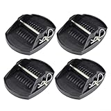 4 x Wohnwagen-Füße, robuste Wohnwagen-Füße Pads, Trailer Caravan Stabilisierungsfüße, Fußbeinstütz-Adapter