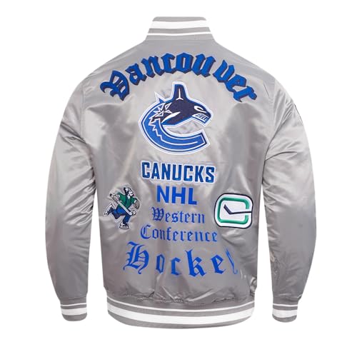 Image of Pro Standard Mens NHL Old English Satin Jacket