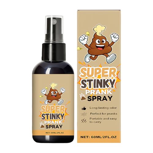 Dopsyesn Spray De Pedos Extra Fuerte - 60 Mililitros De Líquido Extra Fuerte Y Divertido para Bromas con Mal Olor - Aerosol Liquido para Flatulencias - para Niños y Adultos Fiestas de Halloween y Día