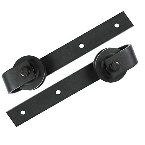 2pcs Sliding Barn Door Hardware Hangers Rollers f 1 3/16-2" Thickness Door Panel - M09
