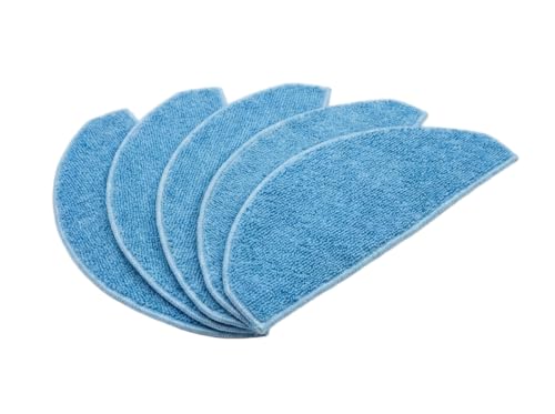 Multiaccesorios Pack De 5 Mopas De Fregado Compatibles Con Cecotec Conga 7490 Immortal Y 8290 Immortal Ultrapower Home, Recambios Lavables Reutilizables, Color Azul Multiaccesorios Pack De 5 Mopas De Fregado Compatibles Con Cecotec Conga 7490 Immortal Y 8290 Immortal Ultrapower Home, Recambios Lavables Reutilizables, Color Azul