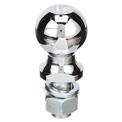 SEACHOICE Trailer Ball, 2-5/16 in., 1 X 2 in. Shank, 6,000 Lb. Capacity, Chrome Finish