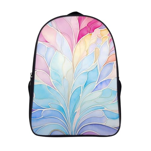 Cadeau enfants sacs d'école motif lotus - Cartable original imprimé 3D pour la rentrée