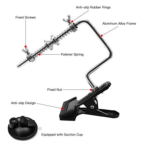 Winder, Andoer Enrolador de linha de pesca com ventosa Bobina de linha de bobina Acessórios de ferra