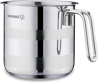 Korkmaz Astra2 Tri-Ply Bottom Stainless Steel Milk Pot 14 cm / 2 Ltr