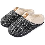 ULTRAIDEAS Mens Slippers, Carpet House Slippers for Men, Mens Gifts, Slip On Pantuflas for Men, Memo