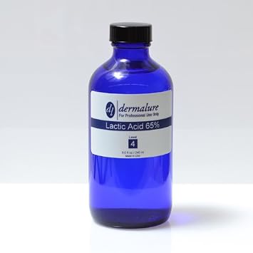 Lactic Acid Peel 65% Medical Grade 8oz. 240ml Level 4 pH 0.4