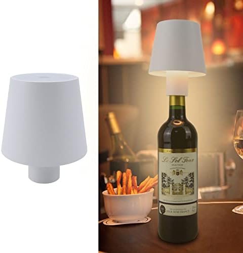 Led Touch Control Cordless Table Lamps Stepless Wine Bottle Brightness Dining Desk Lamp,Waterproof Rechargeable Night Light Outdoor Portable Table Lamp For Patio Camping Restaurant Home Bar