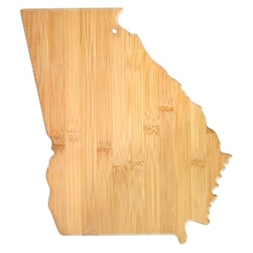 georgia shaped cutting board