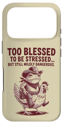 Too Blessed To Be Stressed �ʔ����J�G�� �X�}�z�P�[�X iPhone 17 Pro �p