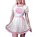 Littleforbig Adult Baby Diaper Lover ABDL Snap Crotch Romper Onesie - Daddy's Princess Lacy Dress