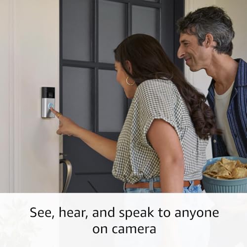 Like-New Ring Battery Doorbell (newest model), Home or business security with Head-to-Toe video, Live View with Two-Way Talk, and Motion Detection & Alerts, Satin Nickel - View 8