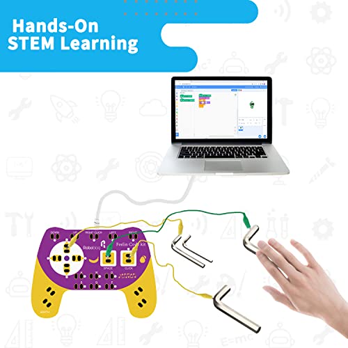 Robobloq Stem Toys, Science Kits For Kids Age 6+, Circuit Board For Kids, Simple Circuit Kit, Learning Primary Circuit Toy, Use Any Conductor And Hand To Form A Circuit, Invention Kit For Everyone #TOP6