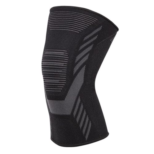 König Design Kniebandage für Damen/Männer, Kompression Kniestütze für Meniskusriss, Arthritis, Linddert Kniescherzen, ACL, Laufen, Gewichtheben, Basketball, Volleyball, Sport, Schwarz (L)