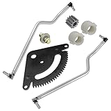 Caltric Selective Sector Drag Link Kit Compatible with John Deere G110 L100 L105 L107 L108 L110 L111 L118 L120 L130 Sabre 14.542Gs