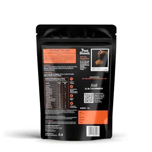 Image of True Elements Seeds Mix - 9 in 1 Mixed Seeds 500g | Seed Mix for Eating | Healthy Snacks | Diet Food | Diet Snacks
