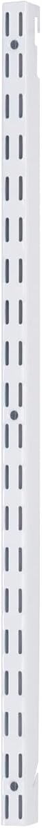 Hardware de sistema de armario ajustable Fast Track almacenamiento de despensa blanco vertical de 25 pulgadas/organización para ropa/zapatos/alimentos/suministros de limpieza