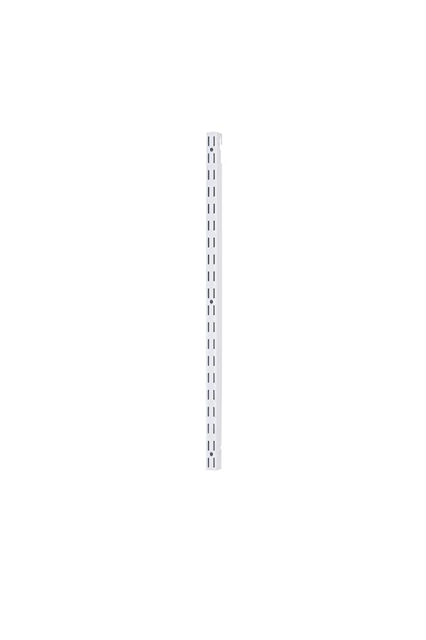 Rubbermaid Fast Track Adjustable Closet System Hardware 25-Inch Upright White Pantry Storage/Organization for Clothes/Shoes/Food/Cleaning Supplies by Rubbermaid - Used condition - US$13.38