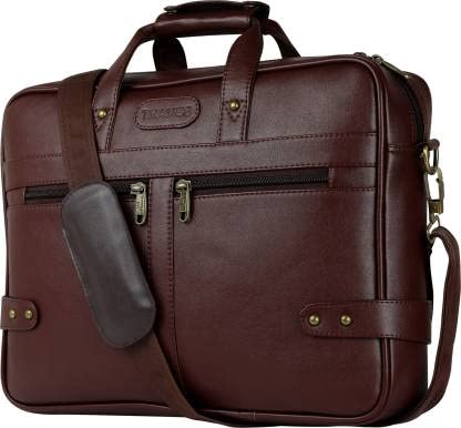 Thames Slim Water Resistant Laptop Bag/Briefcase Compatible for Lenovo, Dell, Aser, HP, Apple macbook,Ultrabook,11.6" | 13.3 Inch | 15 Inc | 15.6 Inches Business Office Bag with Strap (BROWN) (B09PB93CG3) Amazon Price History, Amazon Price Tracker