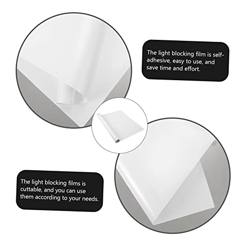 Cabilock Vinilo Opaco para Ventanas Auto-adhesivo Blanco miniatura 5