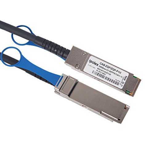 Ipolex For Mcp1600-C001 100Gb/S Qsfp28 Sfp Direct Attach Copper Cable (Dac), Twinax Cable, 1-Meter(3.3Ft), 30Awg, Passive, For Mel #TOP5