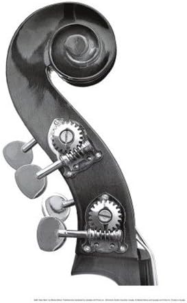 Bass Neck - Poster by Michel Ditlove (11.75 x 15.75)