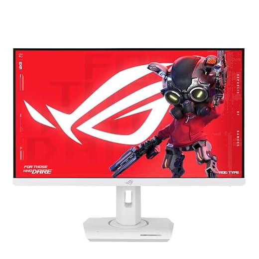 ASUS ROG Strix 27” 1440P USB-C HDR Gaming Monitor (XG27ACG-W) - White, QHD, 180Hz, 1ms, Fast IPS, DCI-P3 95%, Extreme Low Motion Blur Sync, G-Sync Compatible, Tripod Socket, AI Gaming, 3yr Warranty