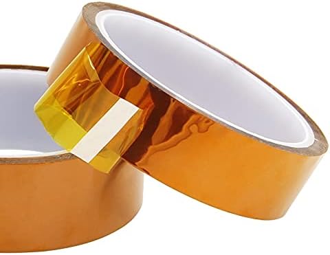 1pcs High Temperature Heat BGA Tape Thermal Insulation Tape Polyimide Adhesive Insulating Adhesive Tape 3D Printing Board Protection (Color : 30M, Size : 50mm)