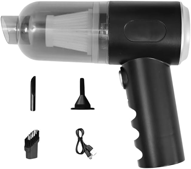3in1 Car Vacuum Cleaner with Blower | Wireless Rechargeable and Portable | Powerful Mini Cleaning Machine | Battery Operated Small Hand held High Power |