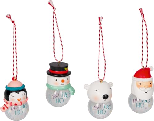 DIE SPIEGELBURG - Schneekugel-Anhänger - Wintertiere im...