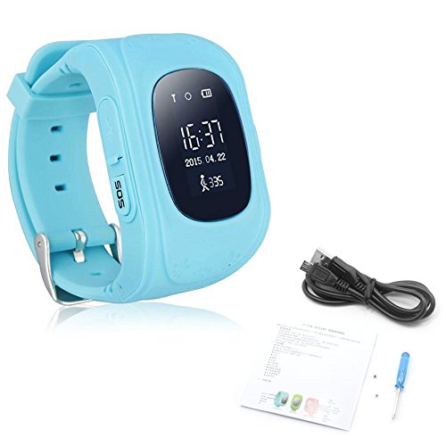 Q50 - Reloj de seguridad para niños, antipérdida, con GPS, para Android/iOS,...