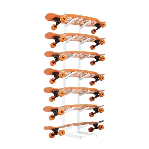 スケートボード ラック ディスプレイ 7枚収納 スケボー 新品