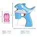 Liberty Imports Blue Dolphin LED Light Up Whale Battery Operated Bubble Gun Machine Blower for Kids - Includes 2 Bottles of Solution (NO Music)