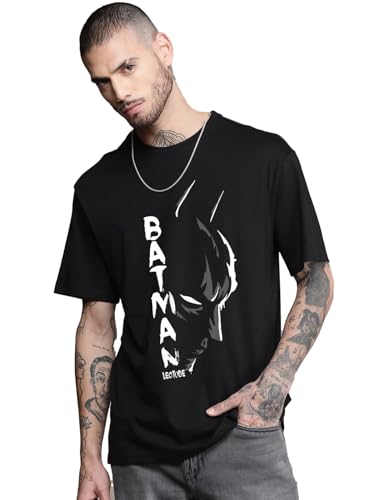 Image of LEOTUDE Men's Cottonblend Oversized Round Neck T-Shirt | T Shirt for Man