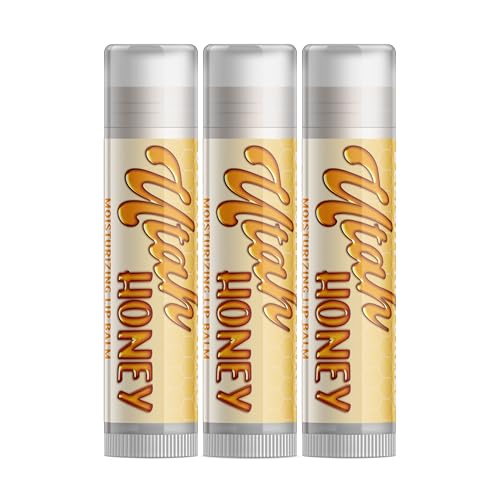 Delight Naturals Utah Honey Lip Balm - Set of Three
