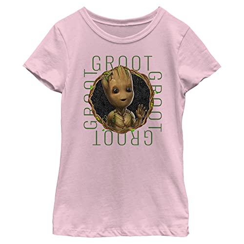 Marvel Groot Focus Girls Short Sleeve Tee Shirt