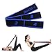 JJunLiM Bandes de Boucle d'exercice Bandes Latines Extensibles 15-20 kg Bandes élastiques de Yoga Pilates Résistance Fitness Bandes de Formation de Danse élastique Gymnastique (90cm Blue)