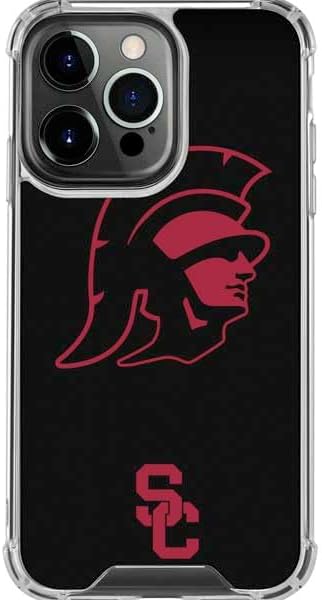 Skinit Clear Phone Case Compatible with iPhone 16 Pro Max - Officially Licensed University of Southern California USC Trojan Mascot Design