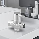 3 Way Brass Diverter Valve for Handheld and Fixed For Showers with Chrome Finish - Image 5