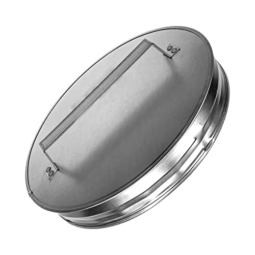 Bouchon rond en métal 30,5 cm pour stopper les infiltrations d'air du conduit de séchage