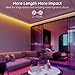 Govee LED Strip Lights, 65.6ft RGB LED Light Strip with Remote Control, 20 Colors and DIY Mode Color Changing Light, Easy Installation LED Lights for Bedroom, Ceiling, Kitchen, 2 Rolls of 32.8ft