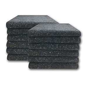 Uboxes Moving Blankets – Textile Skins 54×72 Pads 1.66lbs Each (Textile – Pack of 6)