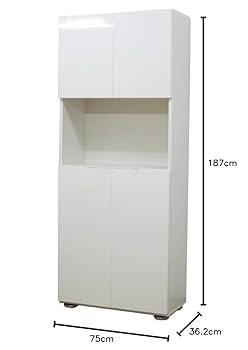 送料無料【未使用品】高級シェルフ ホワイト鏡面 国産家具 ラック 楽天市場】オープンラック 白 ホワイト 鏡面 完成品 4段ラック