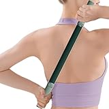 Design a rulli curvo: il bastone da esercizio ha un design a rulli curvo che si adatta perfettamente ai contorni del corpo, un efficace serraggio dei muscoli e scolpire le linee alleggerite, impedendo la rigidità durante gli allenamenti o le routine di stretching quotidiane per un maggiore comfort e flessibilità
