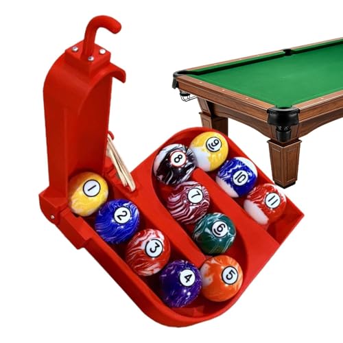 Distributeur de visée pour boules de billard avec rack à billes portable pour tournoi