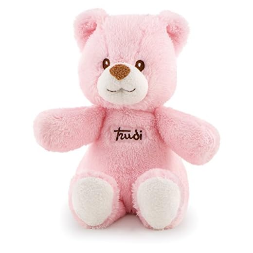 Trudi - Peluche Oso Cremino, Color Rosa, 26 cm (18120)