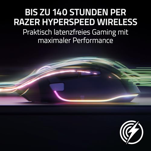Razer Basilisk V3 Pro 35K Phantom Green Edition - Anpassbare kabellose ergonomische RGB-Gaming-Maus - optischer 35K DPI Sensor… – Ansicht 4