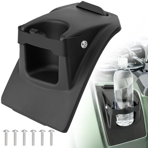 JERBOR ATV Left Fender Cup Holder Fit for Honda Foreman Rubicon 2014-2025 ATV Water Bottle Holder 2.5 Inch