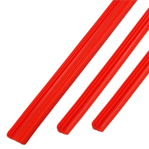 Tiras de repuesto de silicona para limpiaparabrisas de coche de 8 mm longitud 16 pulgadas