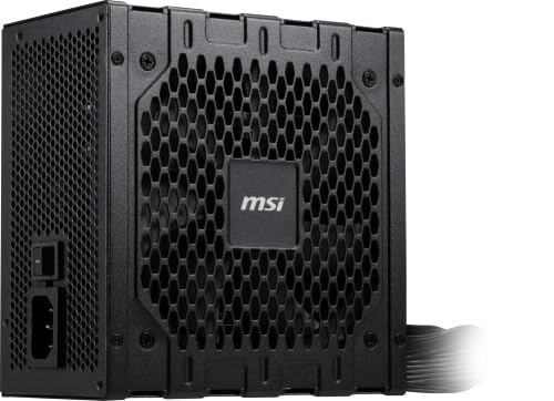 Image of MSI MAG GN85A Gaming Power Supply - 80 Plus Certified 850W - Non-Modular - Low Noise ATX PSU